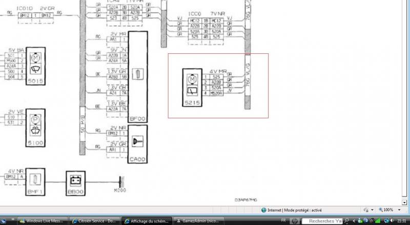 Schema electrique feux arriere berlingo