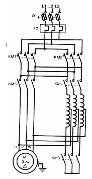 Schema electrique moteur marche avant et arriere