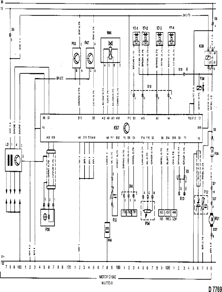 Schema electrique ax essence