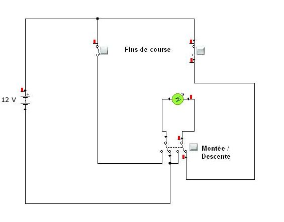 Vérin électrique schéma