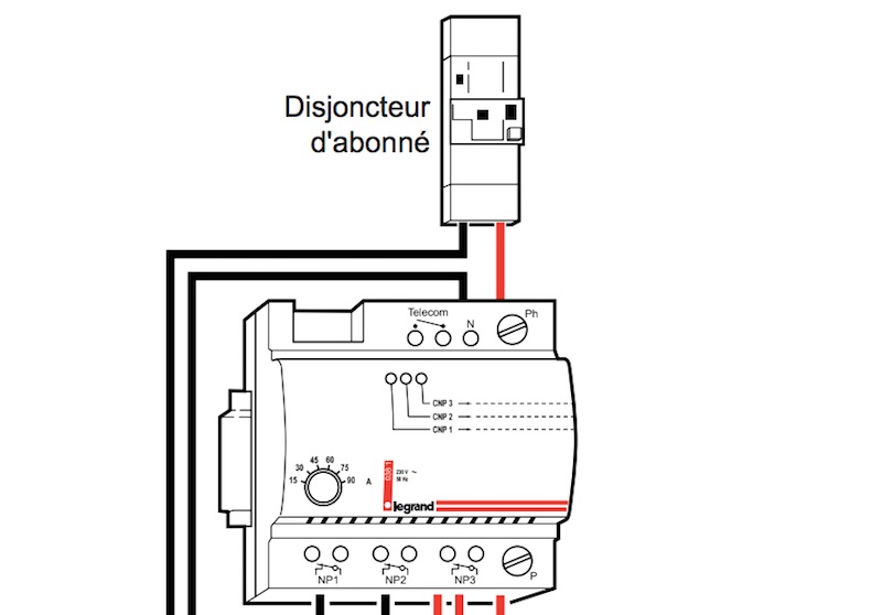 Delesteur electrique schema