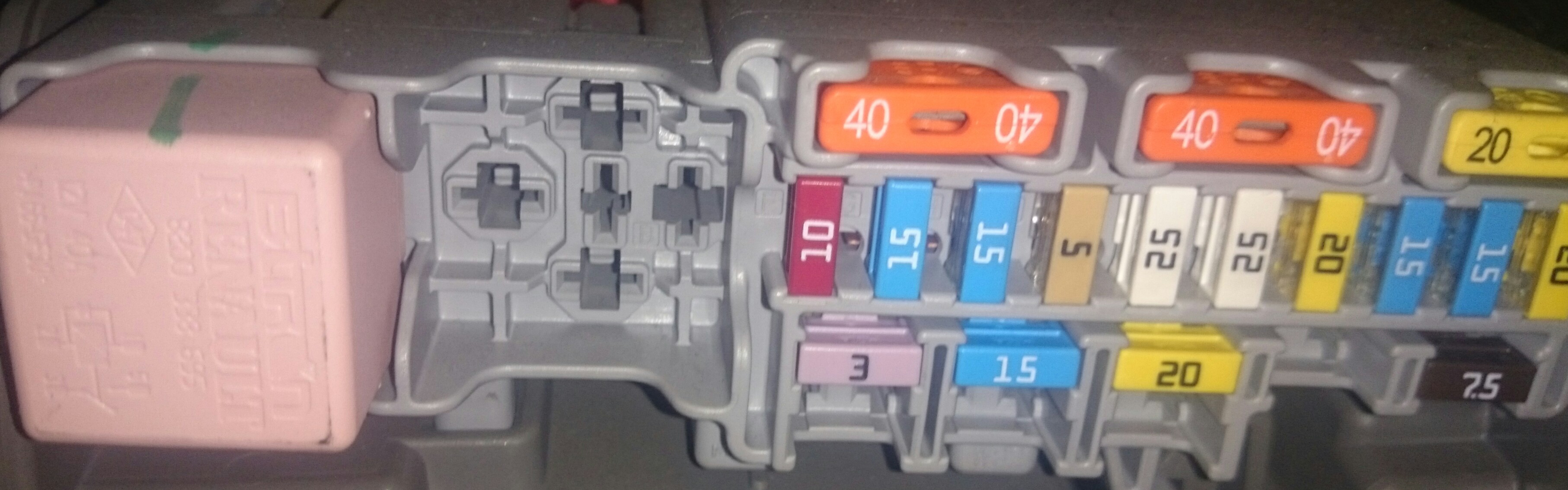 Schema electrique upc scenic 3