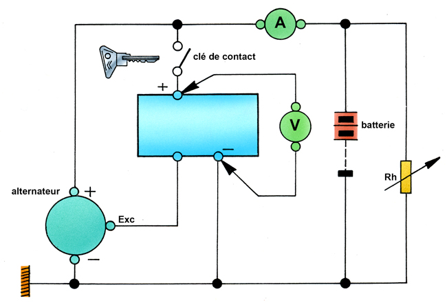 Schéma electrique régulateur