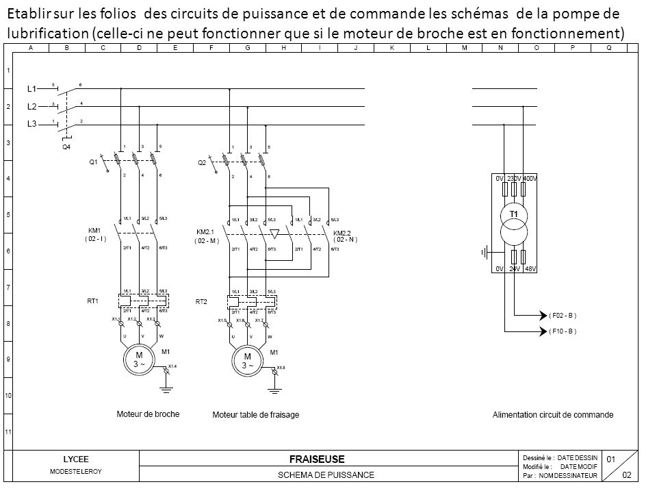 Schema double va et vient electrique