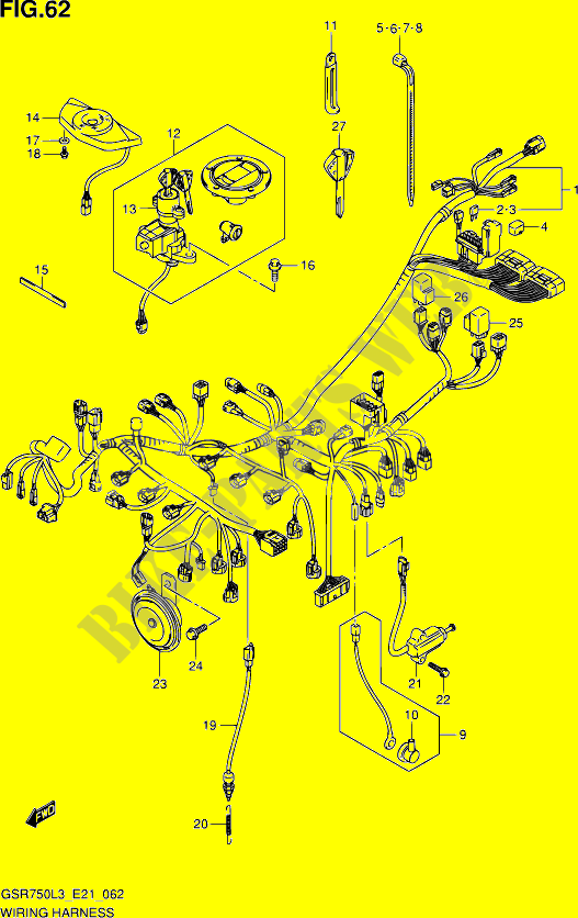 Schema electrique 600 gsr