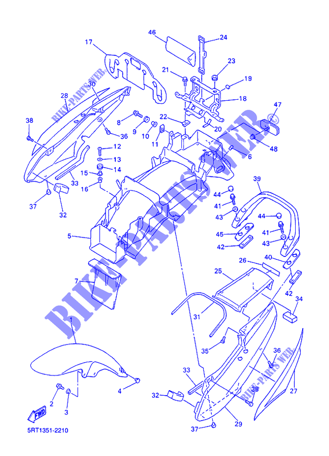 Schema electrique fazer 600 2002
