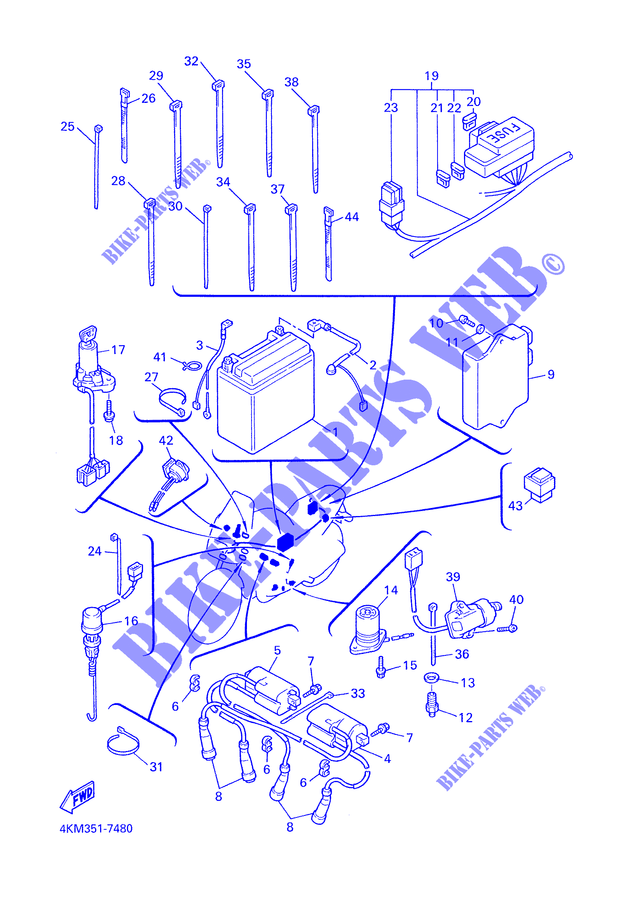 Schema electrique yamaha 900 diversion
