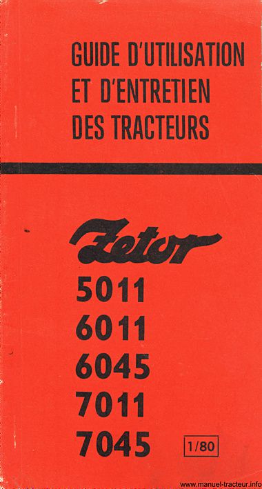 Schema electrique tracteur zetor