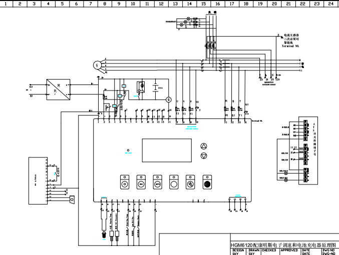 Schéma électrique usine