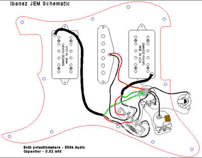 Schema de cablage guitare electrique