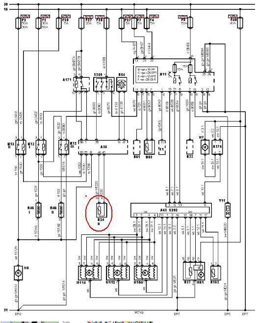 Schema electrique ventilation xsara