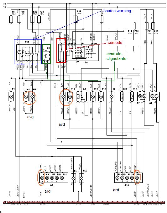 Schema electrique citroen 2cv