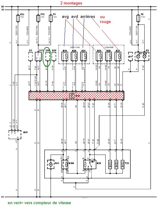 Schema electrique mercedes classe c w202
