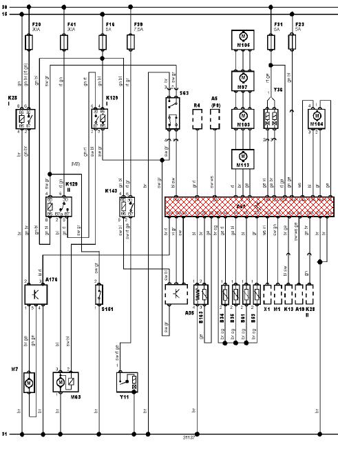 Schema éléctrique voiture
