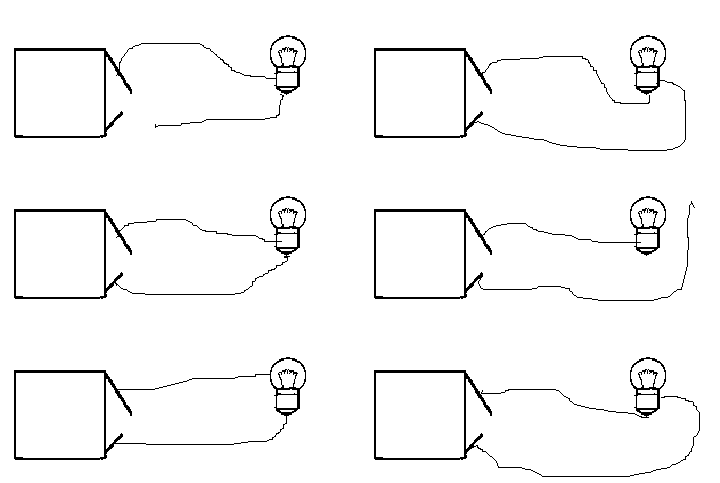Schema electrique avec une pile