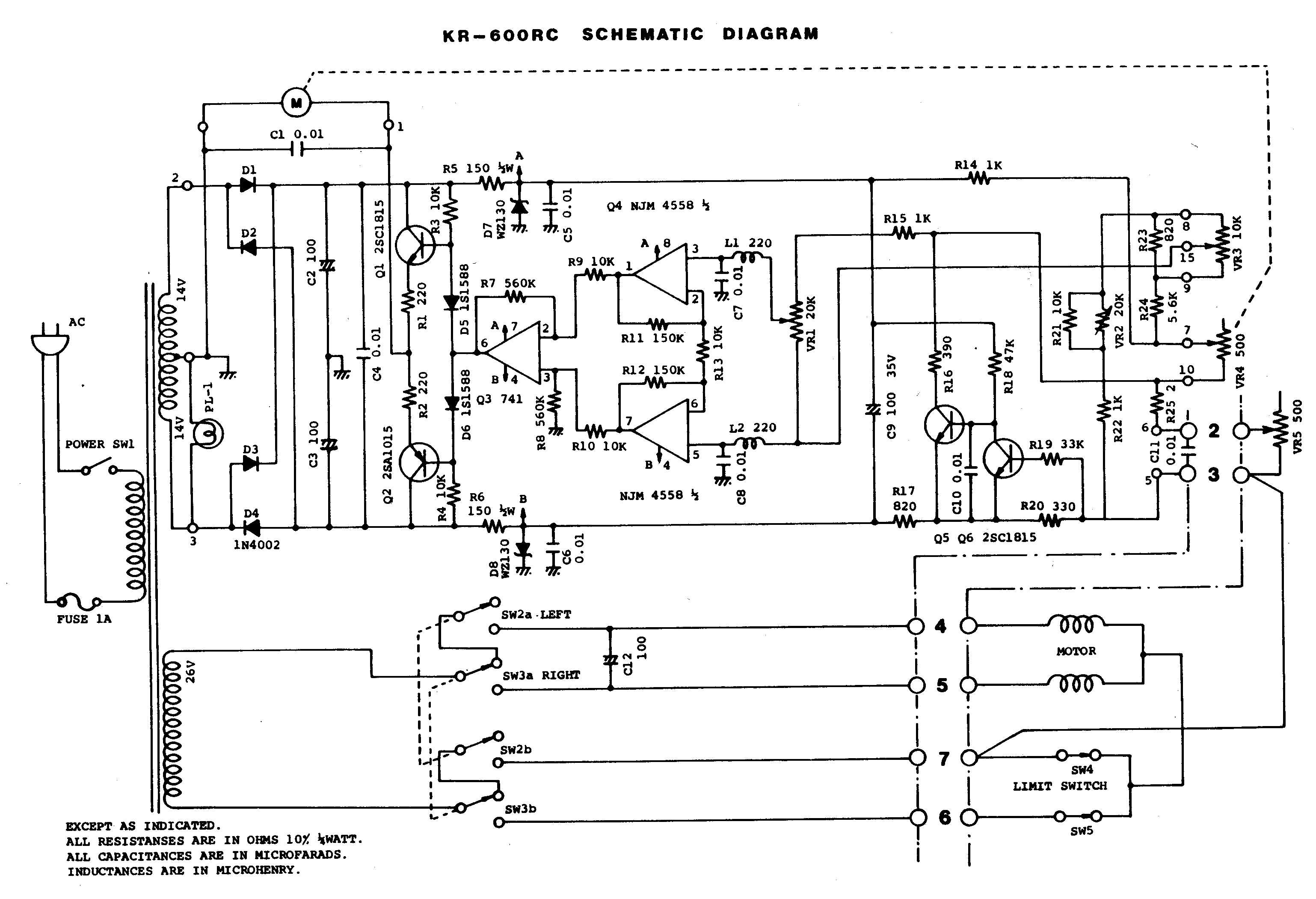 Schema electrique moteur kr