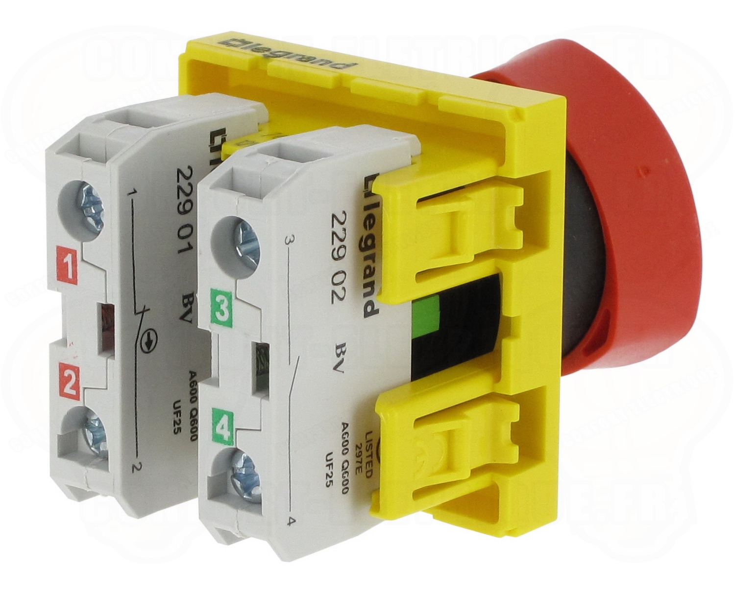 Schema electrique arret d'urgence legrand