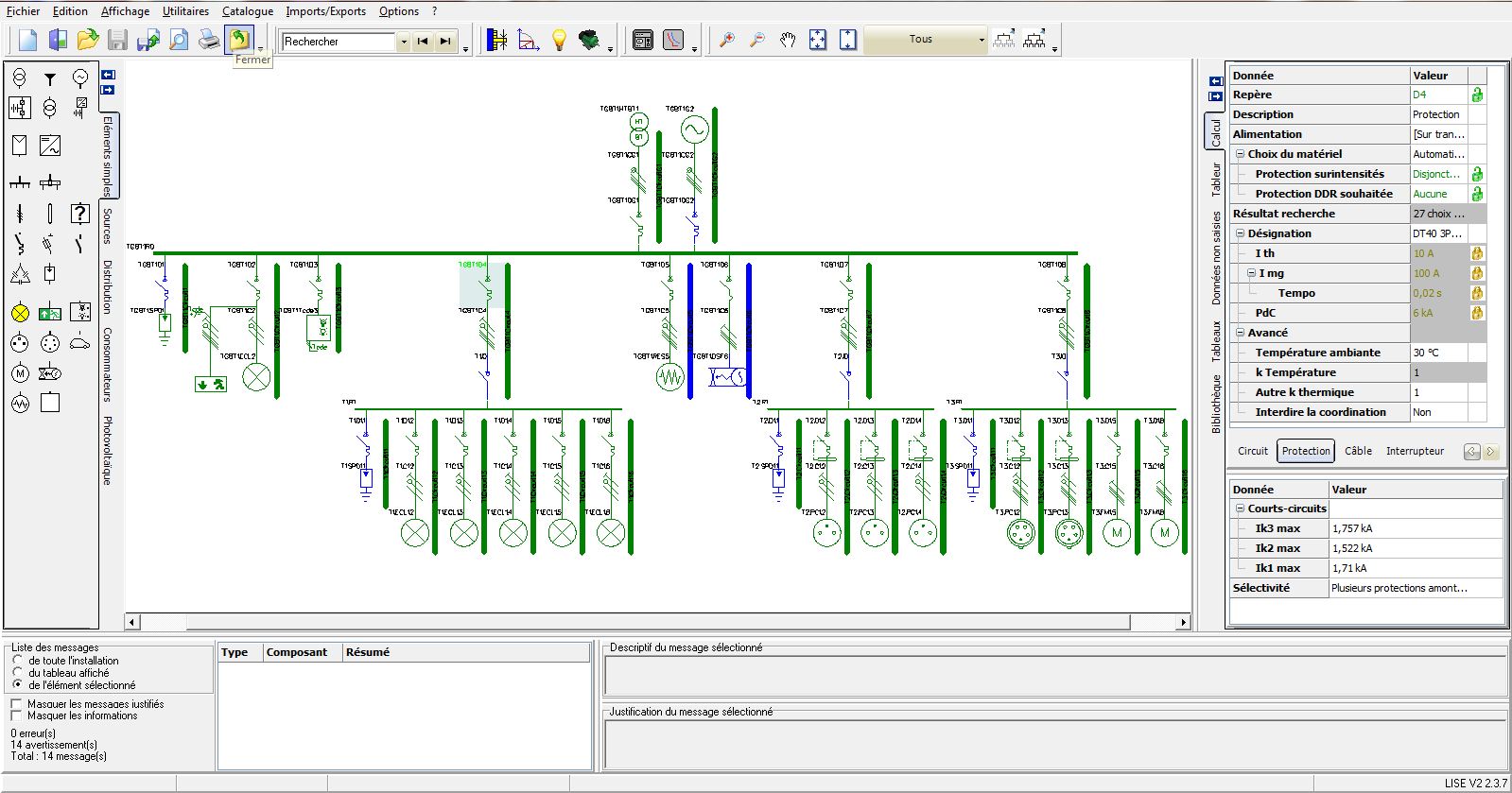 Schema installation electrique bureau