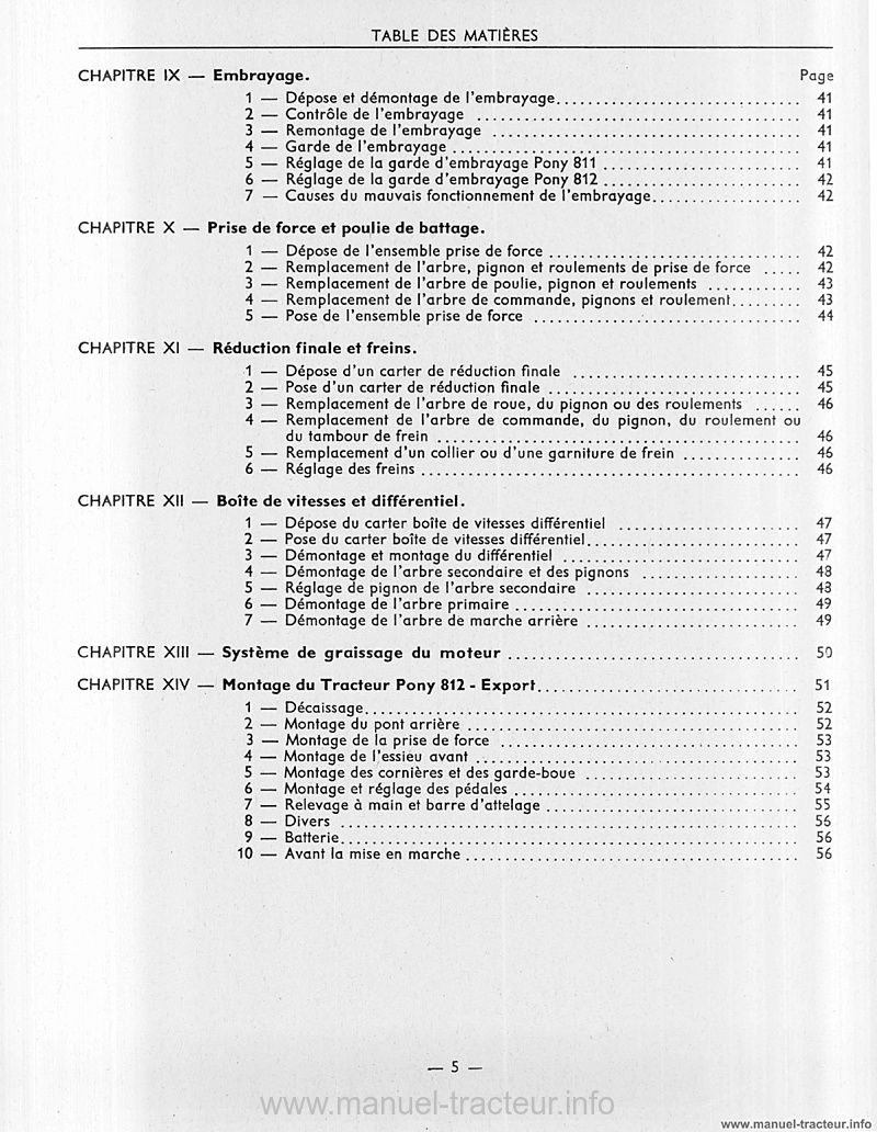 Schema electrique pony 812