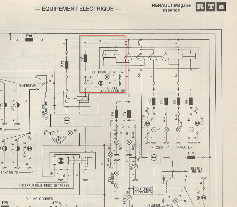 Schema electrique anti demarrage twingo 1997