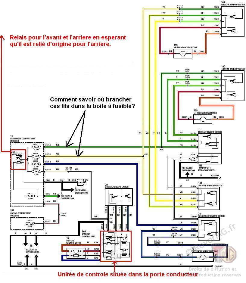 Schema electrique mg tf