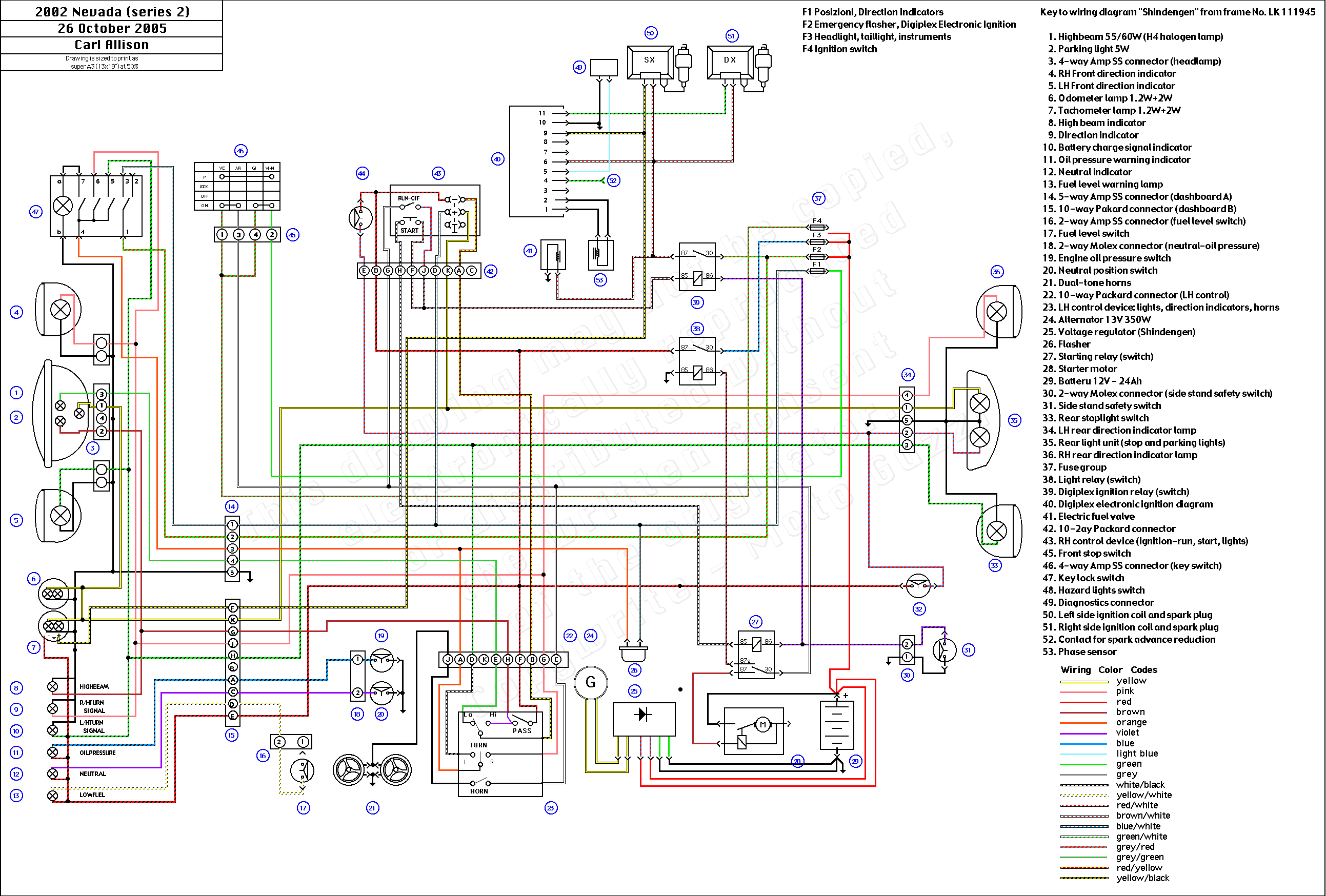 Schema electrique ducati 750 ssie