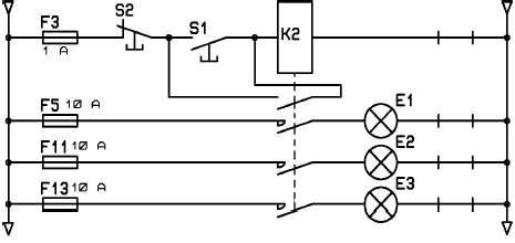 Les symboles d'un schema electrique