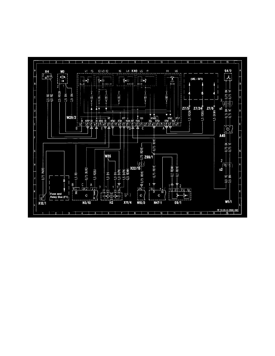 Schema electrique slk r170