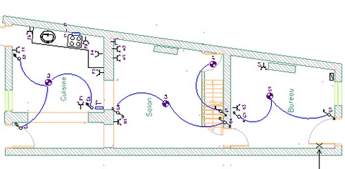 Schema electrique escalier