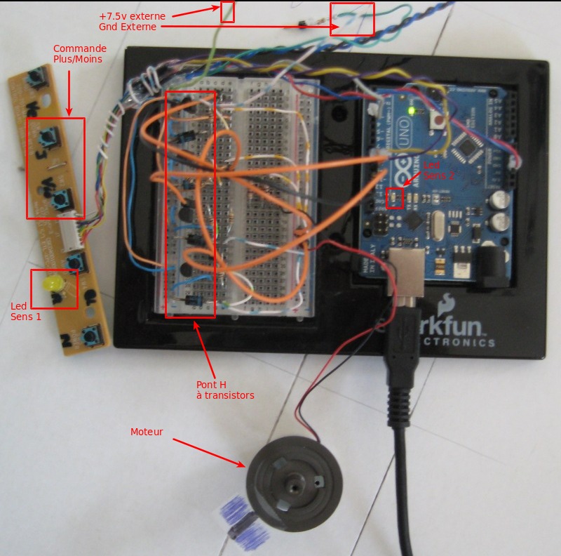 Schema electrique pont en h