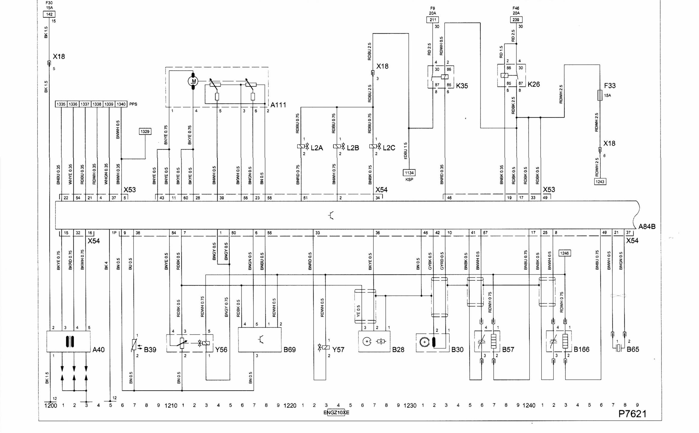 Schema electrique opel astra j