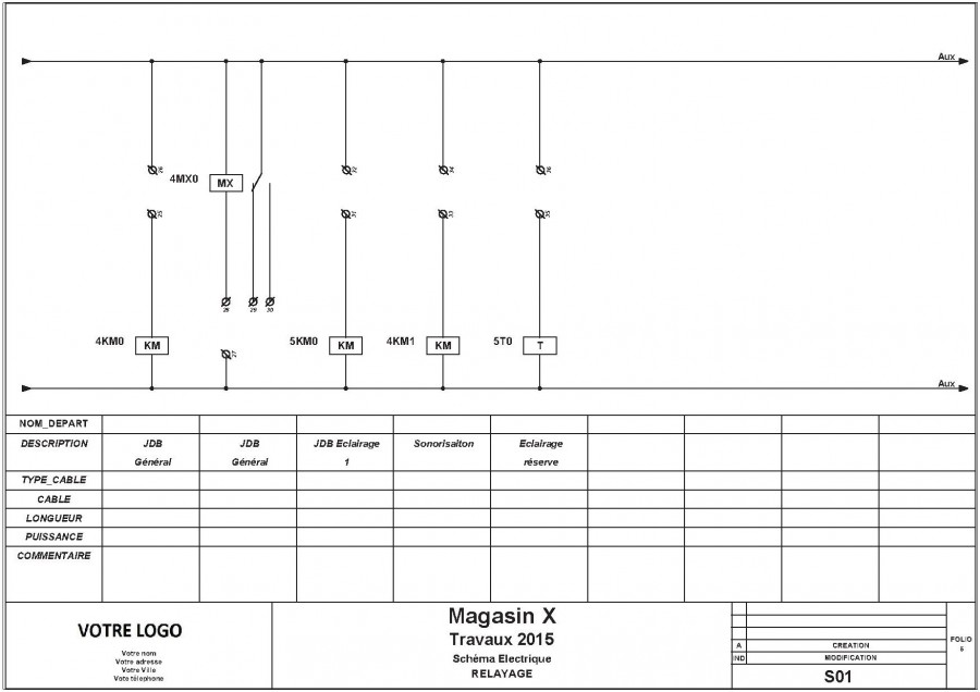 Schema relayage electrique