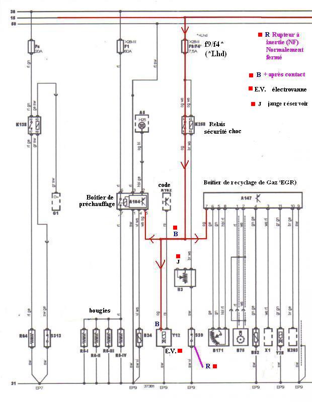Schema electrique punto 1