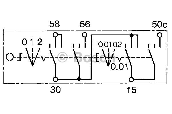 Schema electrique cle de contact