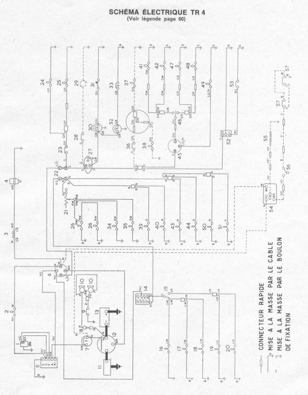 Schema electrique triumph tr3a