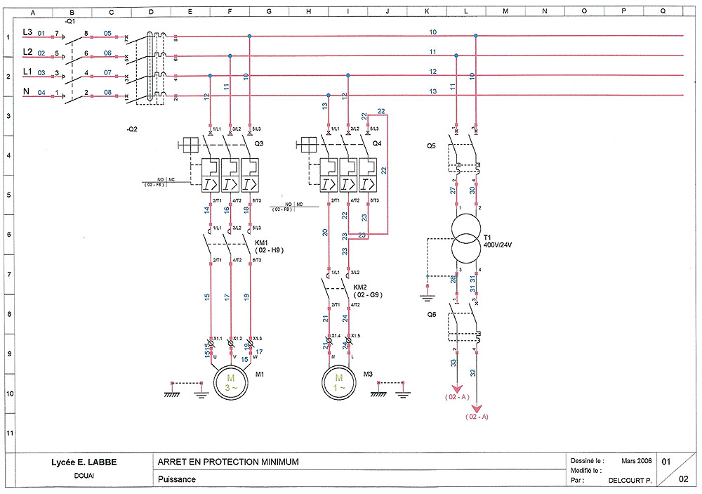 Schema electrique froid