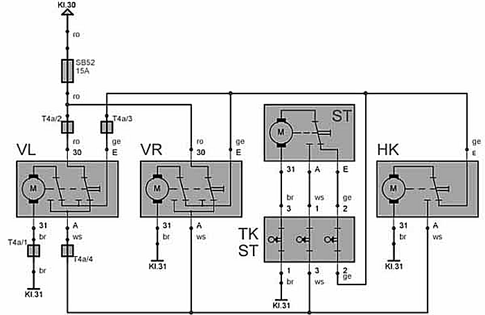 Schema electrique t4