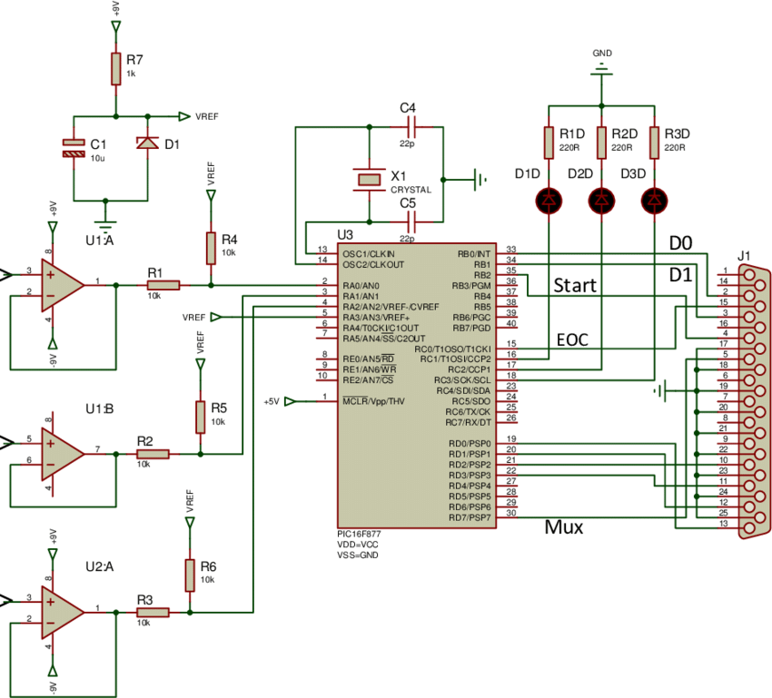 Schéma electrique carte sd