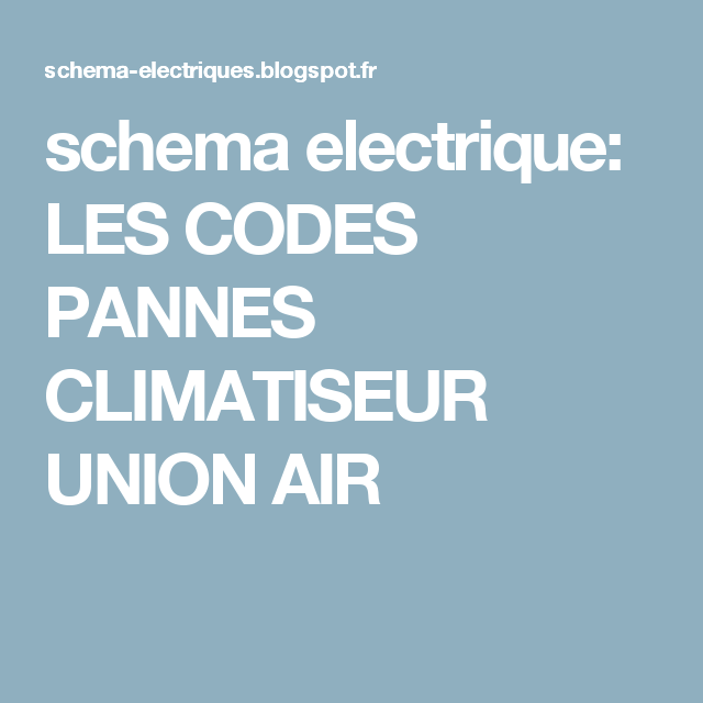Codes schéma électrique