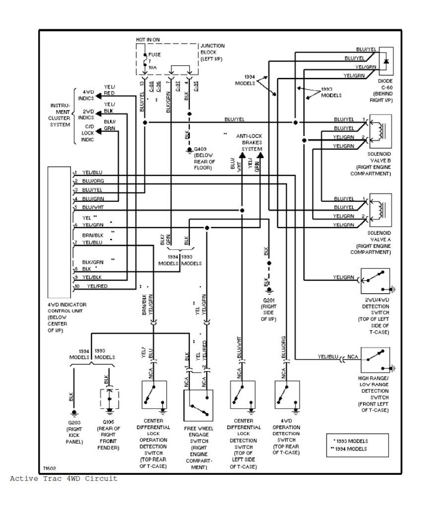 Mitsubishi pajero schema electrique
