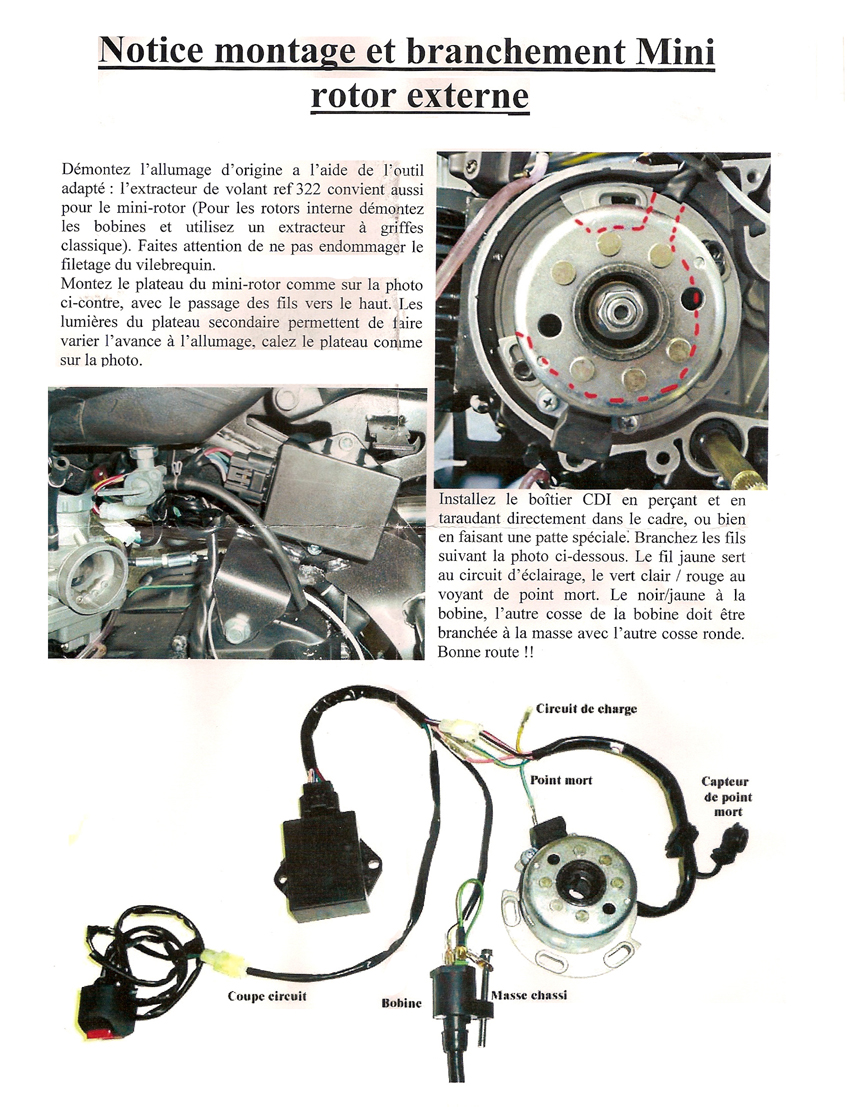Schema electrique moteur dirt 125