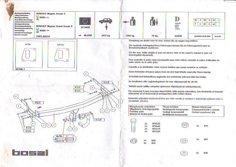 Schema electrique attache remorque laguna 2