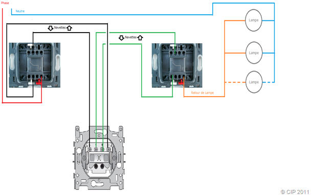 Permutateur schéma électrique