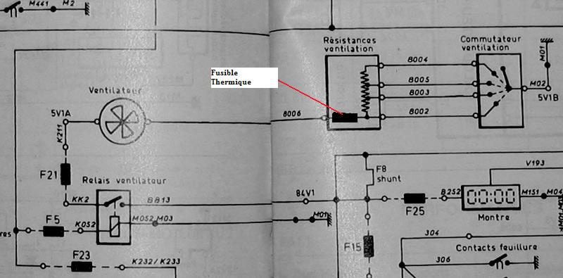 Schema electrique ventilateur voiture