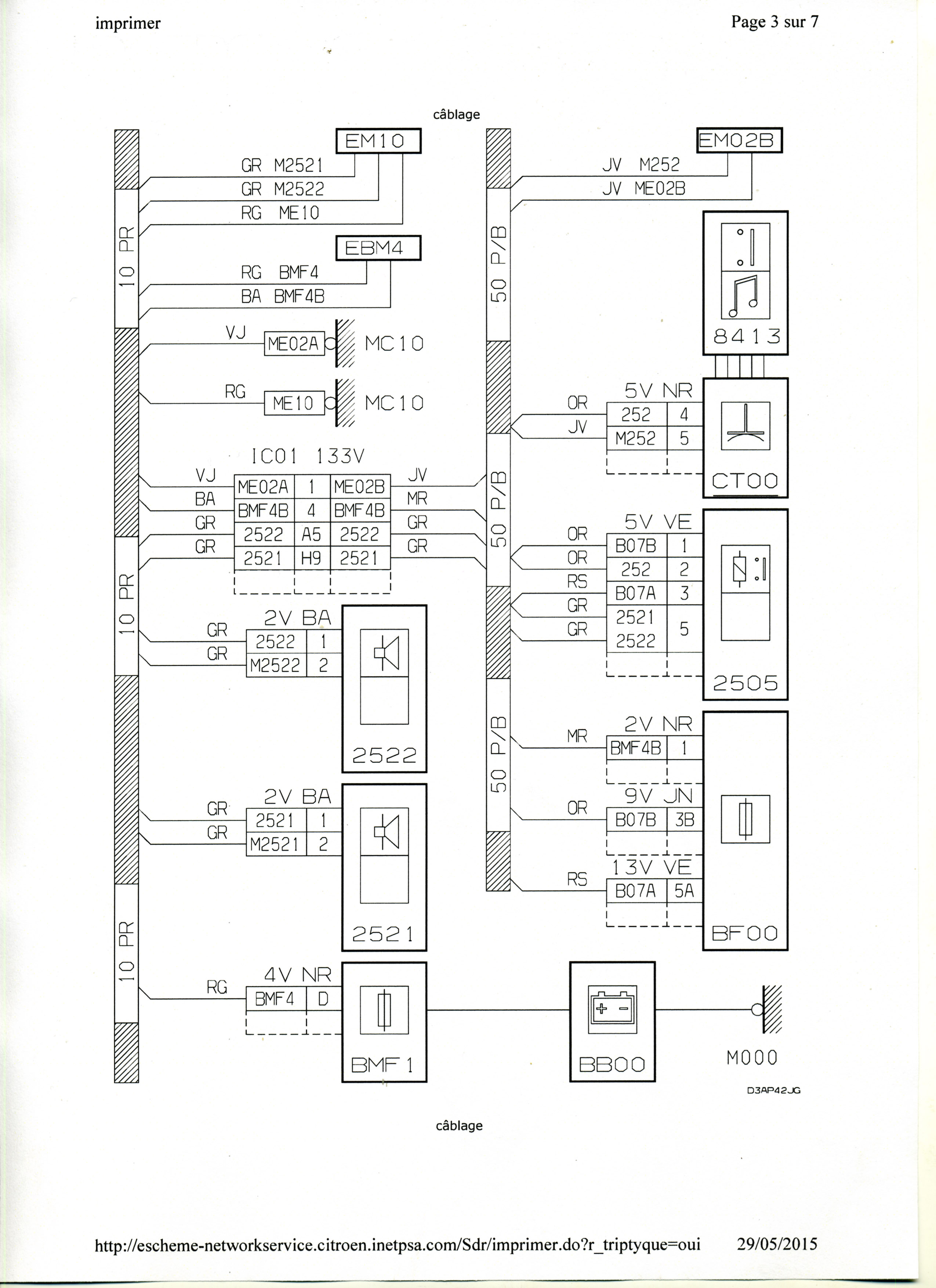 Schema electrique mz 125 ts