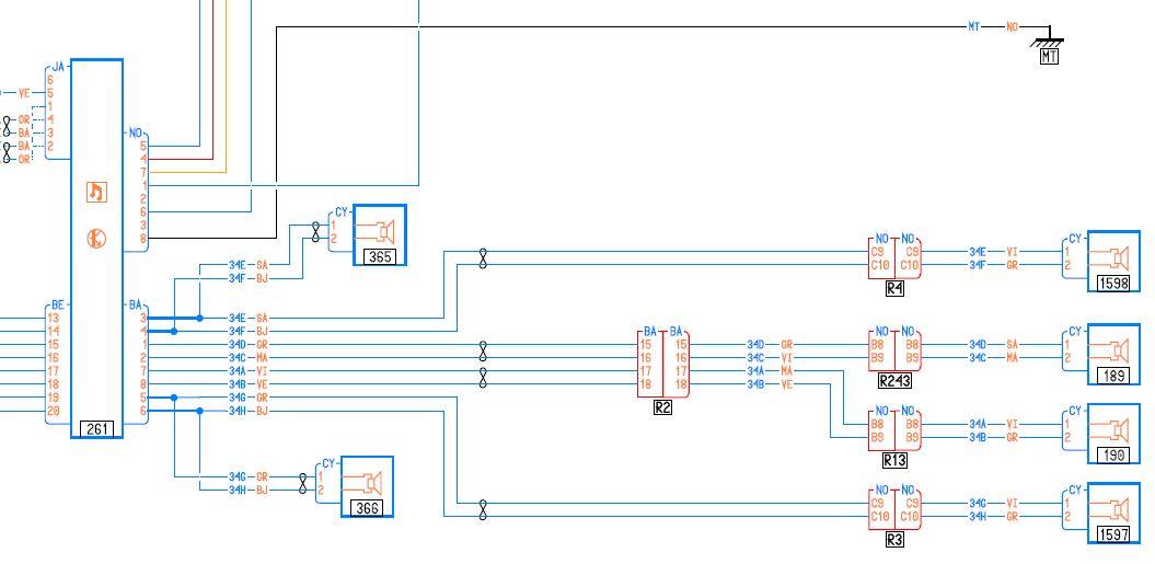 Schema electrique autoradio xsara picasso