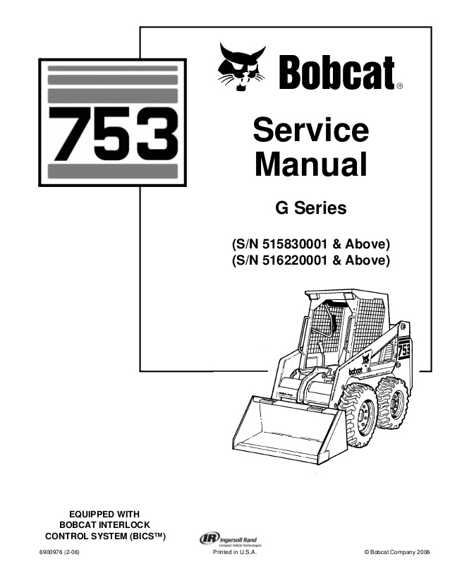 Schema electrique bobcat 753