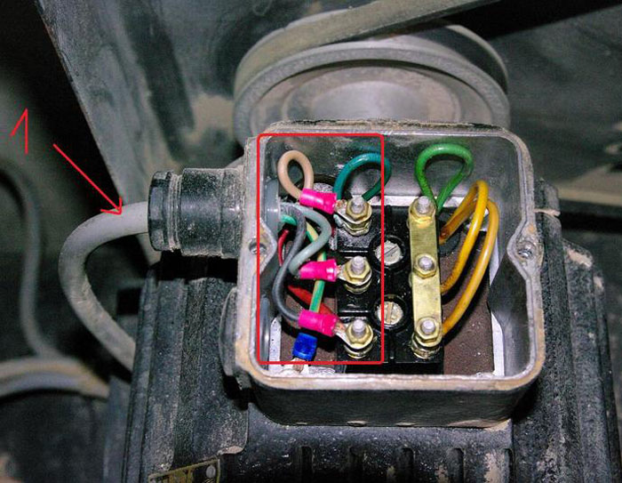Schema de branchement d'un moteur electrique