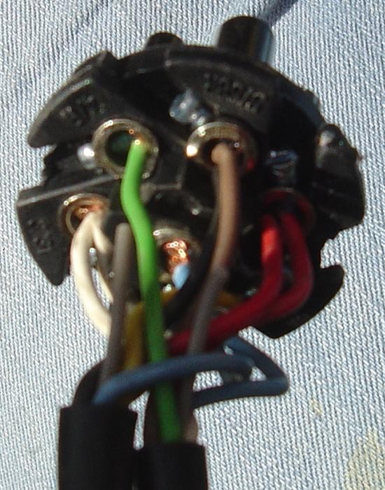 Branchement electrique remorque norme europeenne