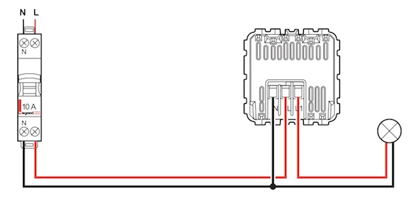 Schema electrique 2 detecteur de mouvement